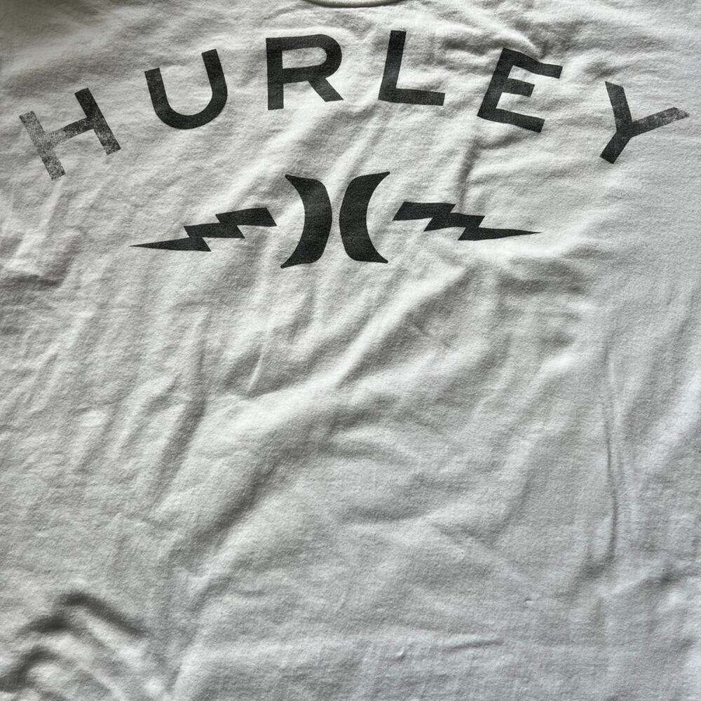 Hurley short sleeve cotton white men's XL T-shirt.